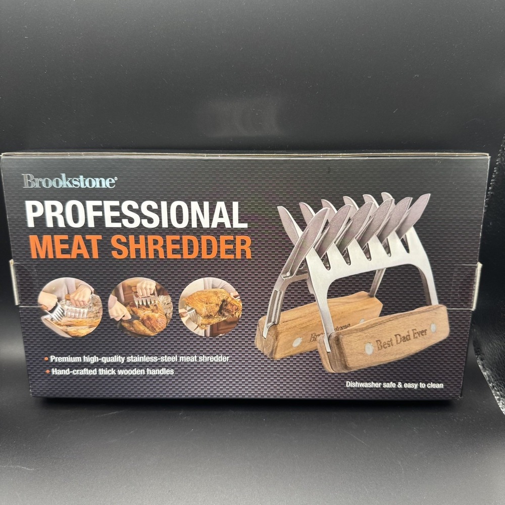 Brookstone Professional Stainless Steel Bear Claw For BBQ Meat Shredder